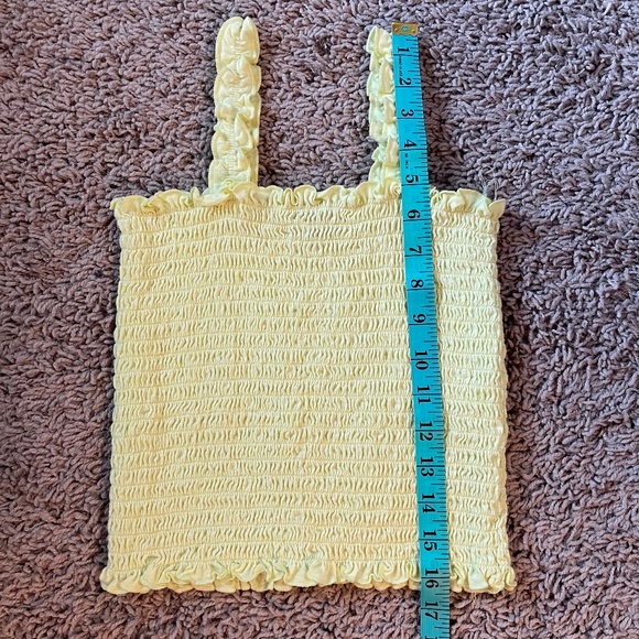 Long Crop Popcorn Tank - art class - Size L 10/12 - Picture 4 of 5